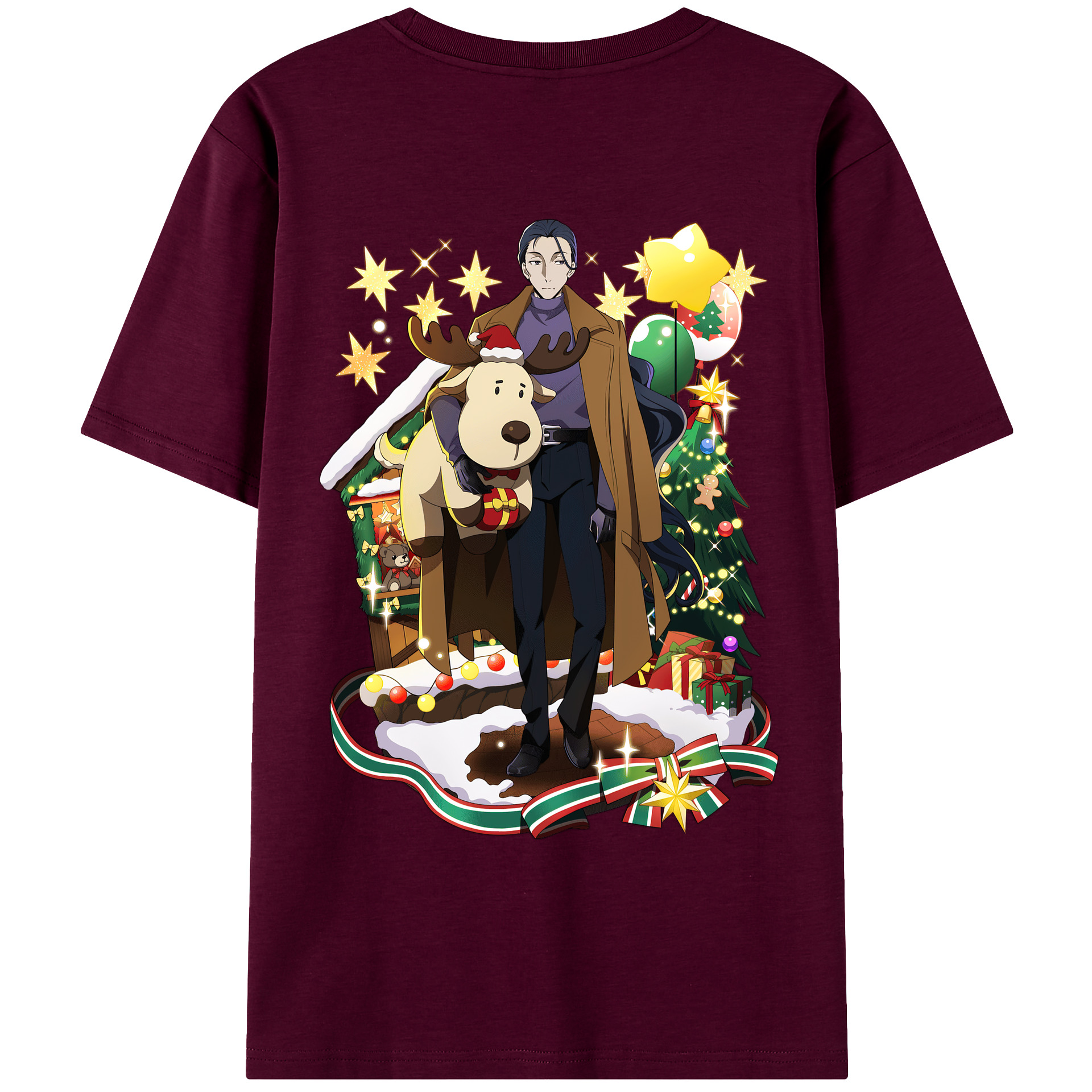 （画像用） 文豪ストレイドッグス Bungo Stray Dogs レディース半袖Tシャツ(バックプリント)